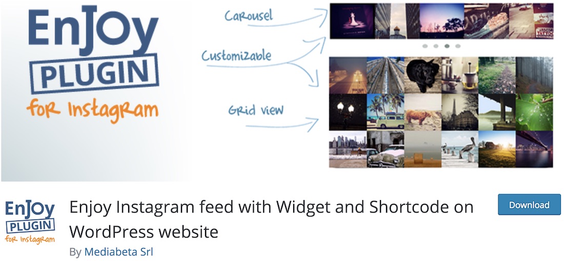 enjoy instagram free plugin