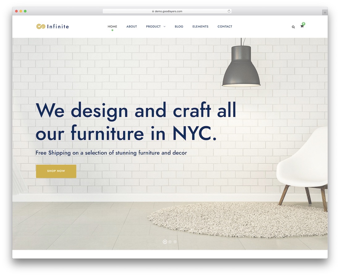 infinite ecommerce wordpress theme