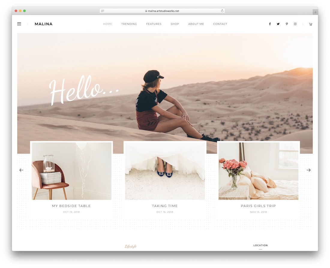malina adsense optimized wordpress theme