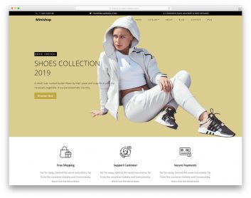 minishop free template
