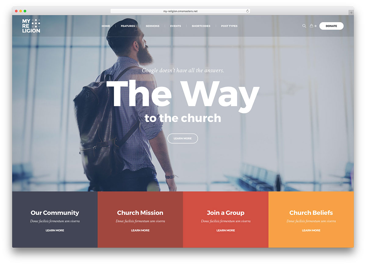 unique flat design religion theme