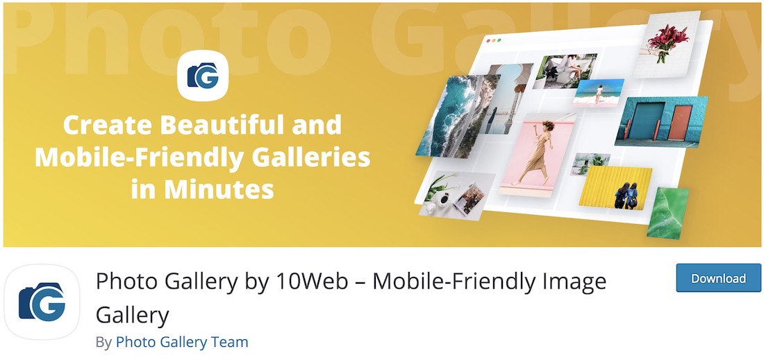 photo gallery by 10web free wordpress plugin