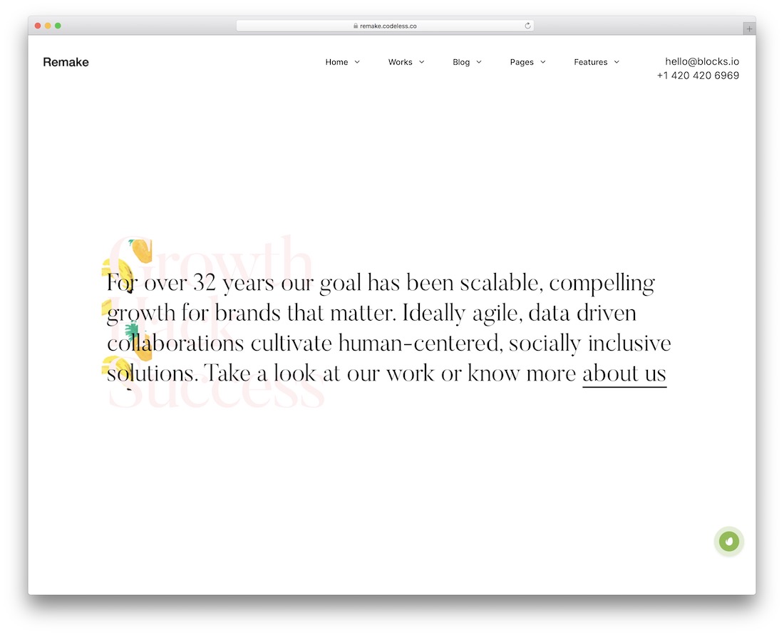 remake simple wordpress theme