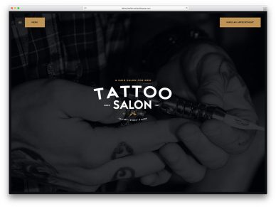 Tattoo Salon WordPress Themes